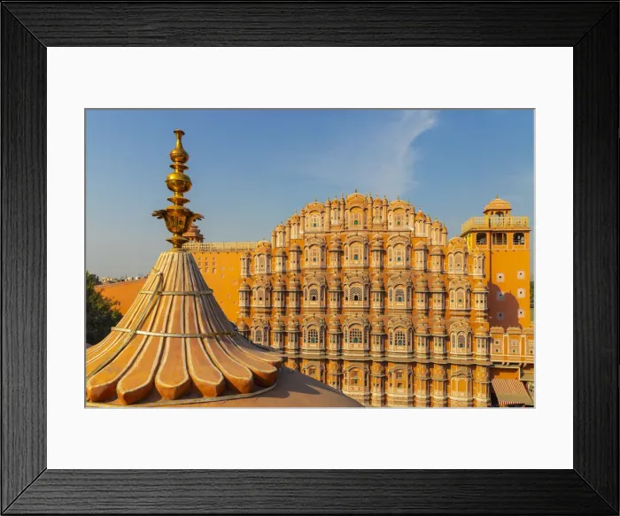Framed Print : India, Rajasthan, Jaipur, Hawa Mahal (Palace of Wind) Framed Print : India, Rajasthan, Jaipur, Hawa Mahal (Palace of Wind)