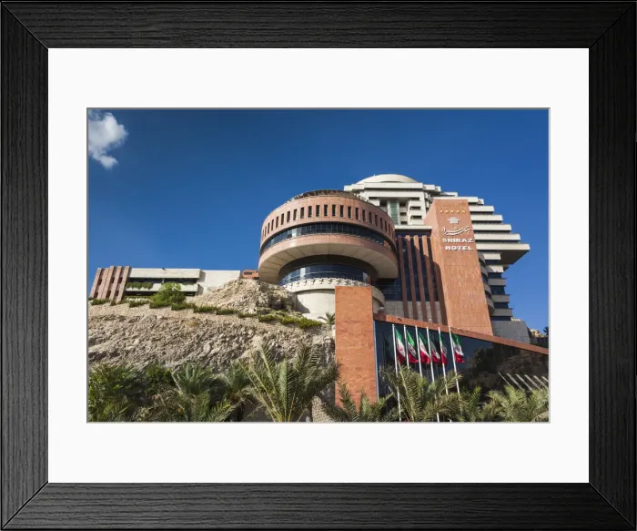 Framed Print : Iran, Central Iran, Shiraz, Shiraz Hotel, exterior Framed Print : Iran, Central Iran, Shiraz, Shiraz Hotel, exterior