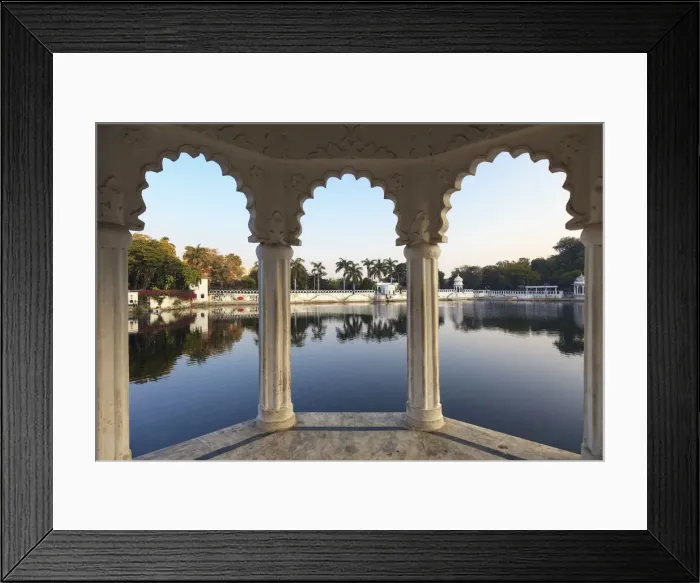 Framed Print : India, Rajasthan, Udaipur, Sunset Point Park Framed Print : India, Rajasthan, Udaipur, Sunset Point Park