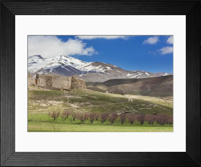 Framed Print : Takht-e Soleyman, archaeological site, West Azerbaijan, Iran Framed Print : Takht-e Soleyman, archaeological site, West Azerbaijan, Iran