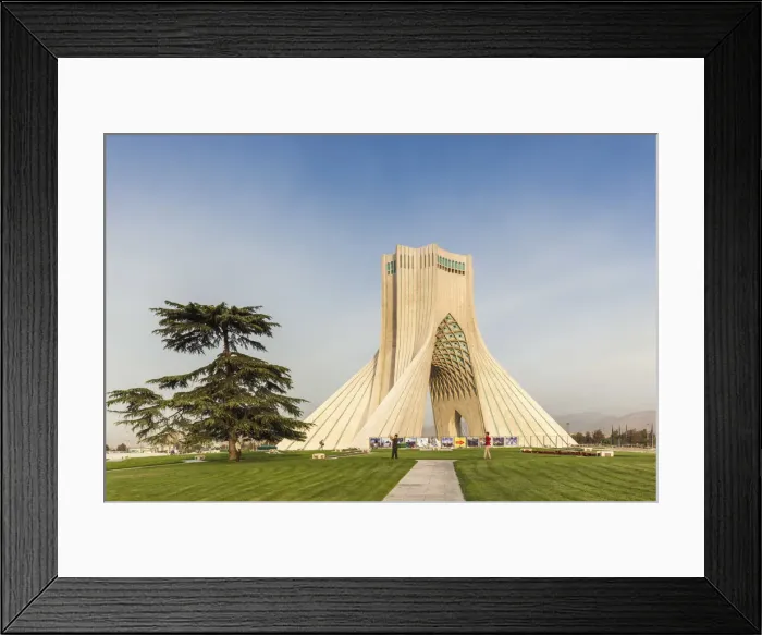 Framed Print : Iran, Tehran, Azadi Tower, Freedon Tower Monument Framed Print : Iran, Tehran, Azadi Tower, Freedon Tower Monument