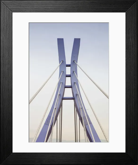 Framed Print : Iran, Tehran, Taleqani Forest Park, pedestrian bridge Framed Print : Iran, Tehran, Taleqani Forest Park, pedestrian bridge