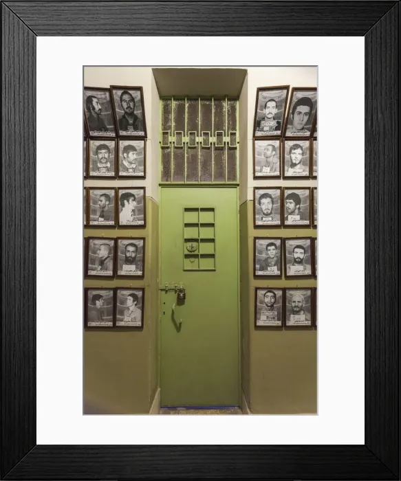 Framed Print : Iran, Tehran, Iran Ebrat Museum, former political prison of the Shahs secret police Framed Print : Iran, Tehran, Iran Ebrat Museum, former political prison of the Shahs secret police