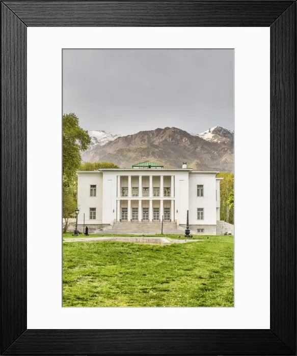 Framed Print : White Palace, 1937, Saadabad Palace, Tehran, Iran Framed Print : White Palace, 1937, Saadabad Palace, Tehran, Iran