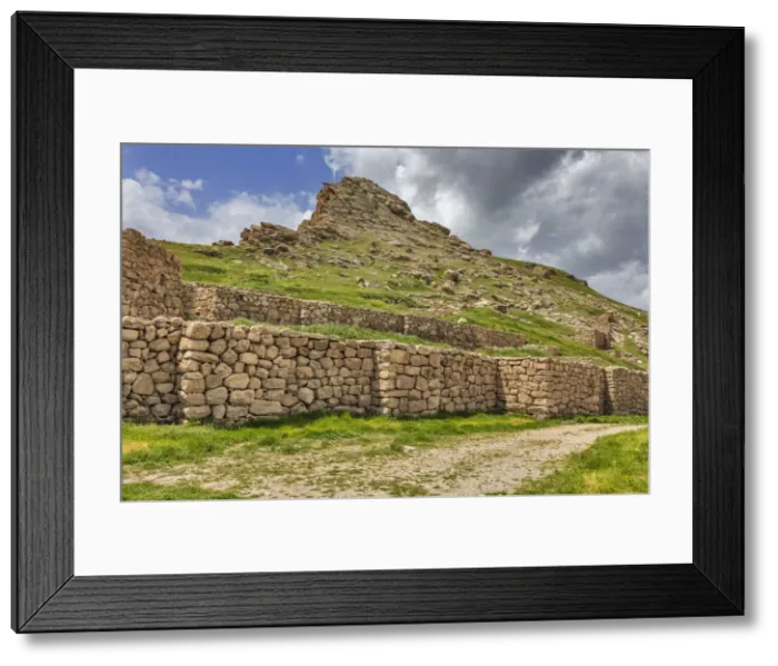Framed Print : Ruins of Urarten fortress, 7th century BC, archeological site, Bastam, West Azerbaijan Framed Print : Ruins of Urarten fortress, 7th century BC, archeological site, Bastam, West Azerbaijan