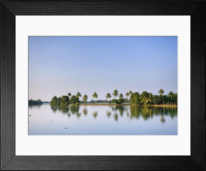 Framed Print : Kerala Backwaters near Allapuzha, Kerala, India Framed Print : Kerala Backwaters near Allapuzha, Kerala, India