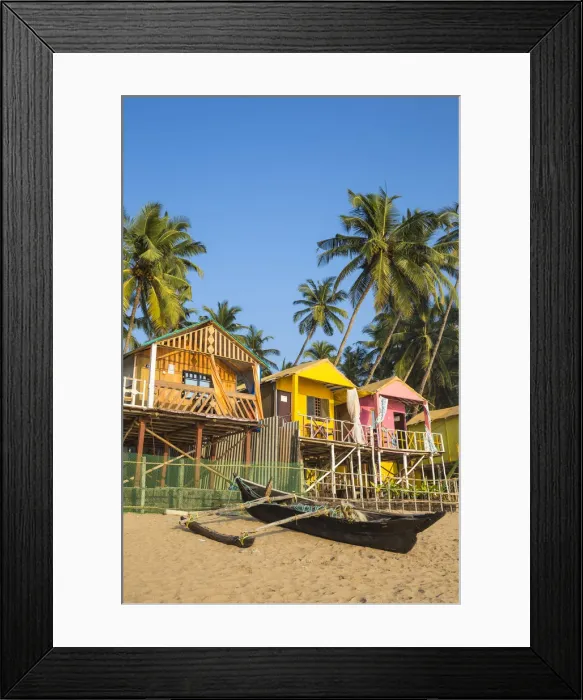 Framed Print : India, Goa, Palolem Beach Framed Print : India, Goa, Palolem Beach