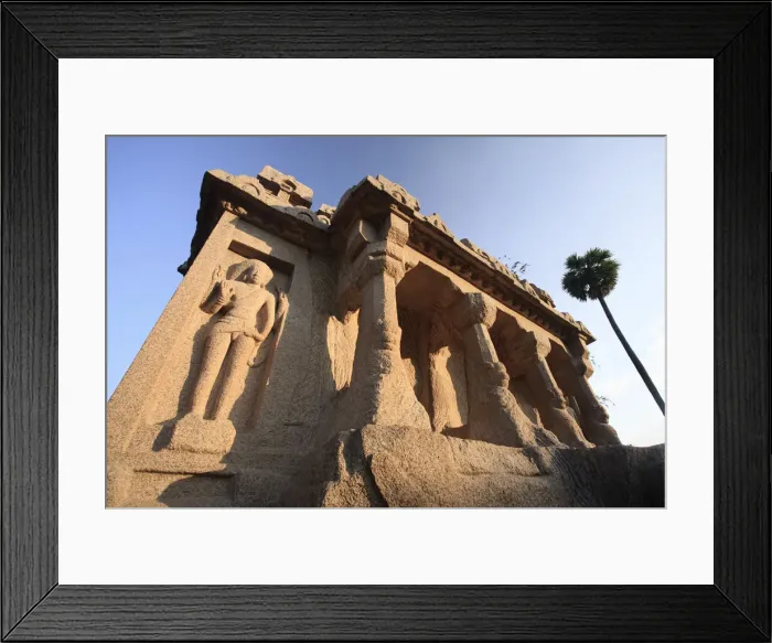 Framed Print : The Five Rathas, Mamallapuram (UNESCO World Heritage Site), Tamil Nadu, India Framed Print : The Five Rathas, Mamallapuram (UNESCO World Heritage Site), Tamil Nadu, India