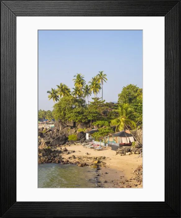 Framed Print : India, Goa, Colomb and Palolem Beaches Framed Print : India, Goa, Colomb and Palolem Beaches