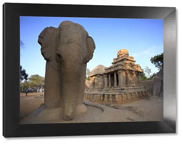 The Five Rathas, Mamallapuram (UNESCO World Heritage Site), Tamil Nadu, India