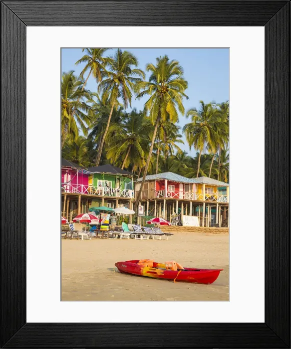 Framed Print : India, Goa, Palolem Beach Framed Print : India, Goa, Palolem Beach