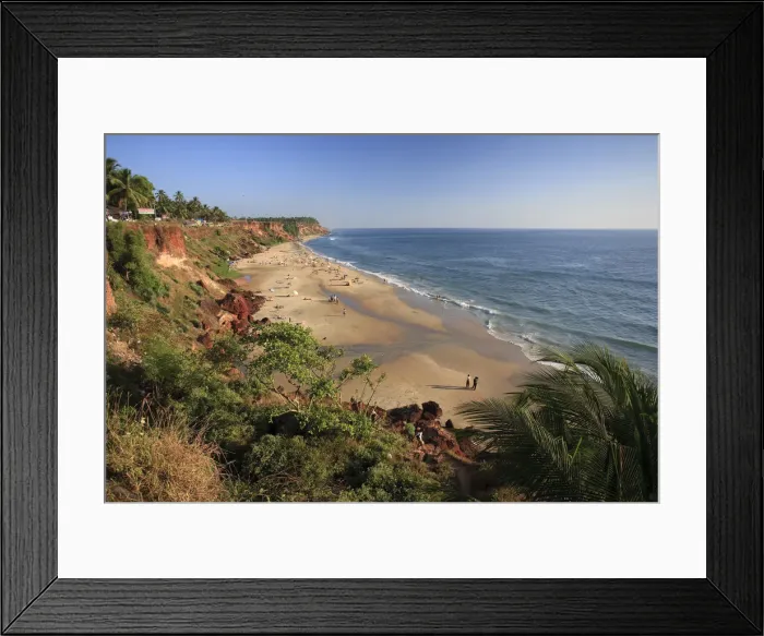 Framed Print : Varkala Beach, Kerala, India Framed Print : Varkala Beach, Kerala, India