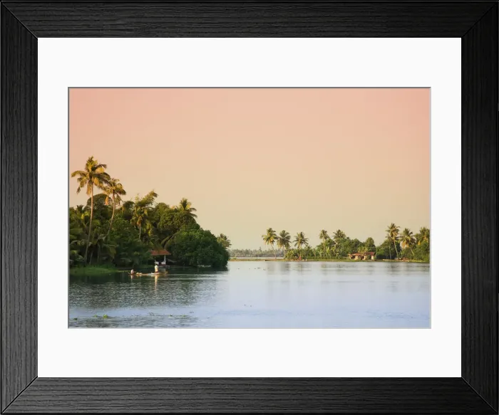 Framed Print : Kerala Backwaters near Allapuzha, Kerala, India Framed Print : Kerala Backwaters near Allapuzha, Kerala, India