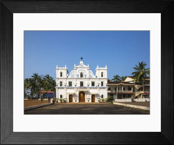 Framed Print : India, Goa, Agonda, St Annes Church Framed Print : India, Goa, Agonda, St Annes Church