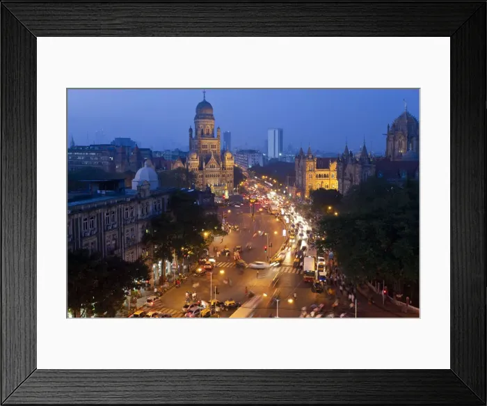 Framed Print : Victoria terminus or Chhatrapati Shivaji terminus (CST), Mumbai (Bombay), India Framed Print : Victoria terminus or Chhatrapati Shivaji terminus (CST), Mumbai (Bombay), India