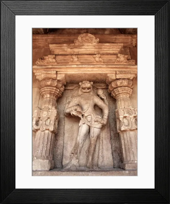 Framed Print : Hindu temple, Aihole, Karnataka, India Framed Print : Hindu temple, Aihole, Karnataka, India
