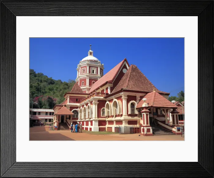 Framed Print : Shanta Durga Temple (18th century), Kavalem, Ponda, Goa, India Framed Print : Shanta Durga Temple (18th century), Kavalem, Ponda, Goa, India