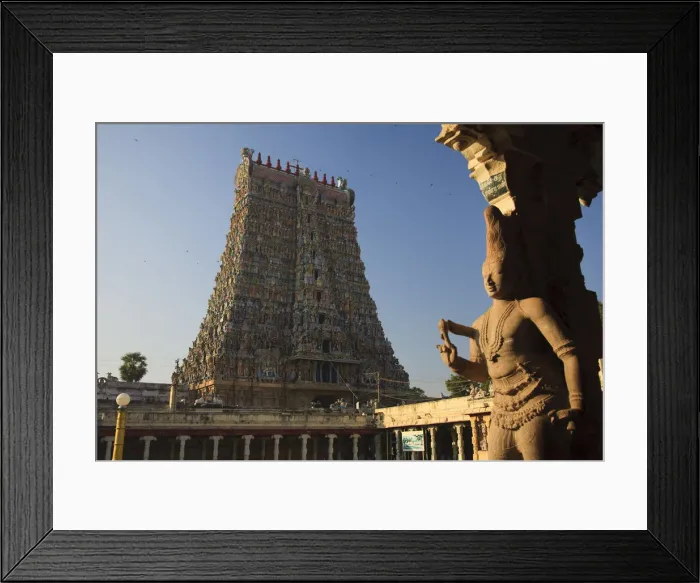 Framed Print : Sri Meenakshi Temple, Madurai, Tamil Nadu, India