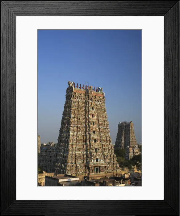Framed Print : Sri Meenakshi Temple, Madurai, Tamil Nadu, India Framed Print : Sri Meenakshi Temple, Madurai, Tamil Nadu, India