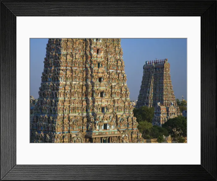 Framed Print : Sri Meenakshi Temple, Madurai, Tamil Nadu, India Framed Print : Sri Meenakshi Temple, Madurai, Tamil Nadu, India