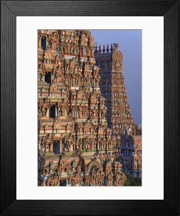 Framed Print : Sri Meenakshi Temple, Madurai, Tamil Nadu, India Framed Print : Sri Meenakshi Temple, Madurai, Tamil Nadu, India
