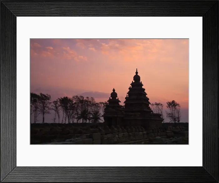 Framed Print : The Shore Temple (UNESCO World Heritage), Mamallapuram, Tamil Nadu, India Framed Print : The Shore Temple (UNESCO World Heritage), Mamallapuram, Tamil Nadu, India