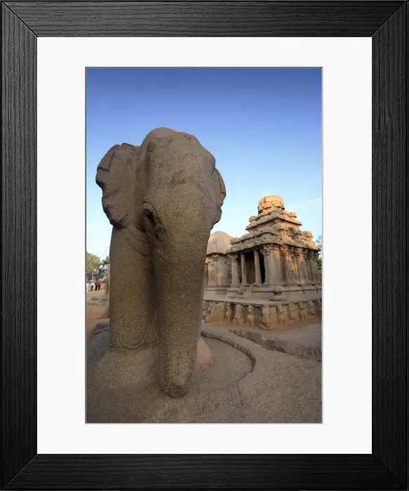 Framed Print : The Five Rathas, Mamallapuram (UNESCO World Heritage Site), Tamil Nadu, India Framed Print : The Five Rathas, Mamallapuram (UNESCO World Heritage Site), Tamil Nadu, India