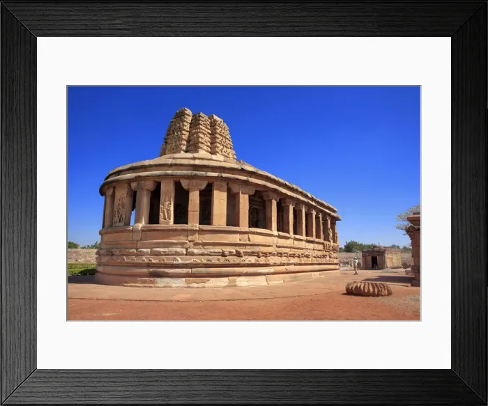 Framed Print : Durga temple, Aihole, Karnataka, India Framed Print : Durga temple, Aihole, Karnataka, India