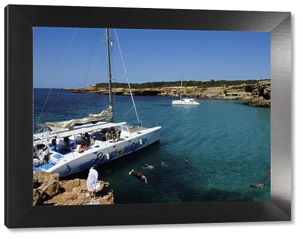 Snorkeling trips, Cala Conta, Ibiza, Ibiza and Formentera, Balearic Islands, Spain