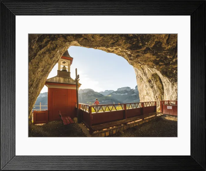 Framed Print : Wildkirchli (Wild Chapel), Ebenalp, Appenzell Innerrhoden, Switzerland Framed Print : Wildkirchli (Wild Chapel), Ebenalp, Appenzell Innerrhoden, Switzerland