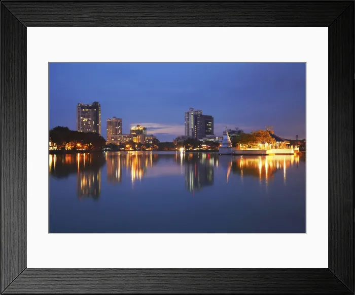 Framed Print : Asia, South Asia, Sri Lanka, Colombo, Cinnamon Gardens, Seema Malakaya Temple On Beira Framed Print : Asia, South Asia, Sri Lanka, Colombo, Cinnamon Gardens, Seema Malakaya Temple On Beira
