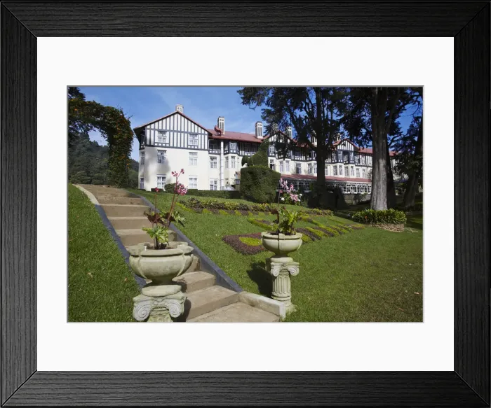 Framed Print : Garden of the Grand Hotel, Nuwara Eliya, Sri Lanka Framed Print : Garden of the Grand Hotel, Nuwara Eliya, Sri Lanka