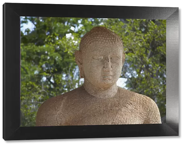 Buddha statue at Bodhi Tree Shrine III, Northern Ruins, Anuradhapura, (UNESCO World