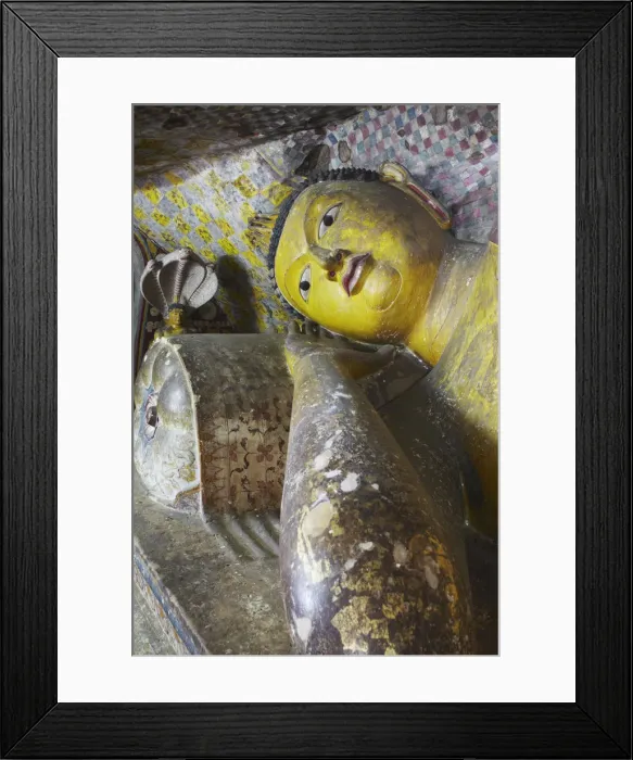 Framed Print : Buddha statue in Cave 5 of Cave Temples (UNESCO World Heritage Site), Dambulla, North Framed Print : Buddha statue in Cave 5 of Cave Temples (UNESCO World Heritage Site), Dambulla, North