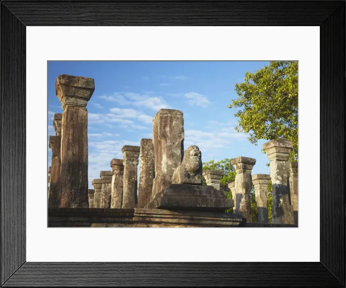 Framed Print : Audience Chamber, Island Gardens, Polonnaruwa, (UNESCO World Heritage Site), North Framed Print : Audience Chamber, Island Gardens, Polonnaruwa, (UNESCO World Heritage Site), North