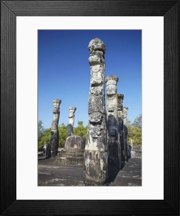 Framed Print : Lotus Mandapa (Latha Mandapaya), Quadrangle, Polonnaruwa (UNESCO World Heritage Site) Framed Print : Lotus Mandapa (Latha Mandapaya), Quadrangle, Polonnaruwa (UNESCO World Heritage Site)