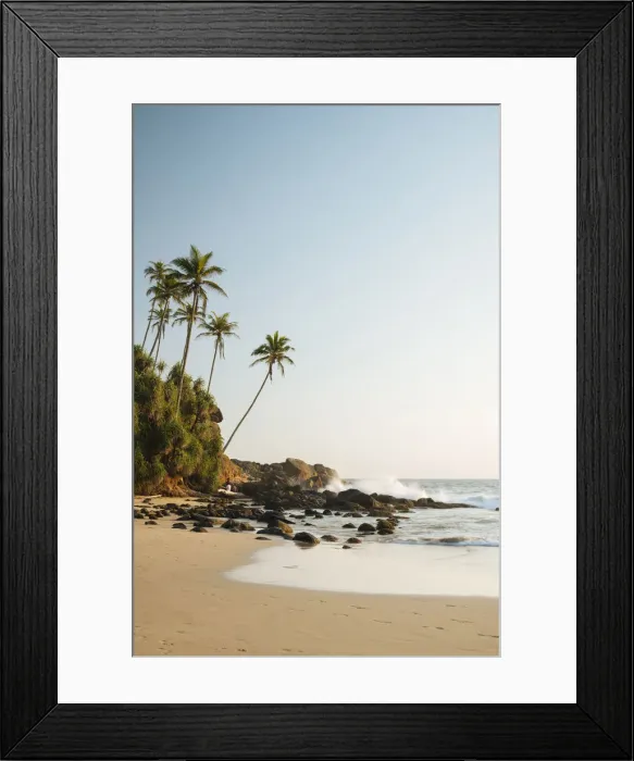 Framed Print : Talalla Beach, South Coast, Sri Lanka, Asia