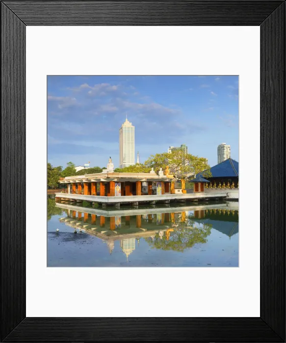 Framed Print : Seema Malakaya on Bere Lake, Colombo, Sri Lanka Framed Print : Seema Malakaya on Bere Lake, Colombo, Sri Lanka