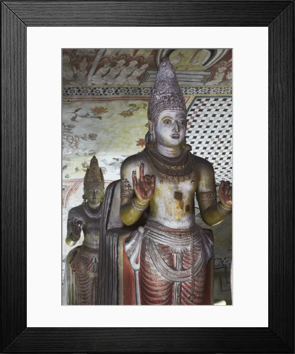 Framed Print : Buddha statues in Cave 2 of Cave Temples (UNESCO World Heritage Site), Dambulla, North Framed Print : Buddha statues in Cave 2 of Cave Temples (UNESCO World Heritage Site), Dambulla, North