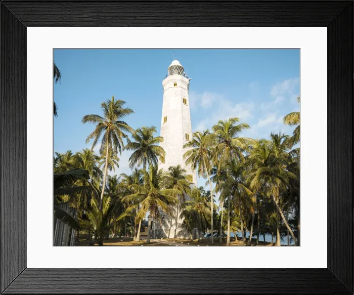 Framed Print : Dondra Lighthouse, South Coast, Sri Lanka, Asia
