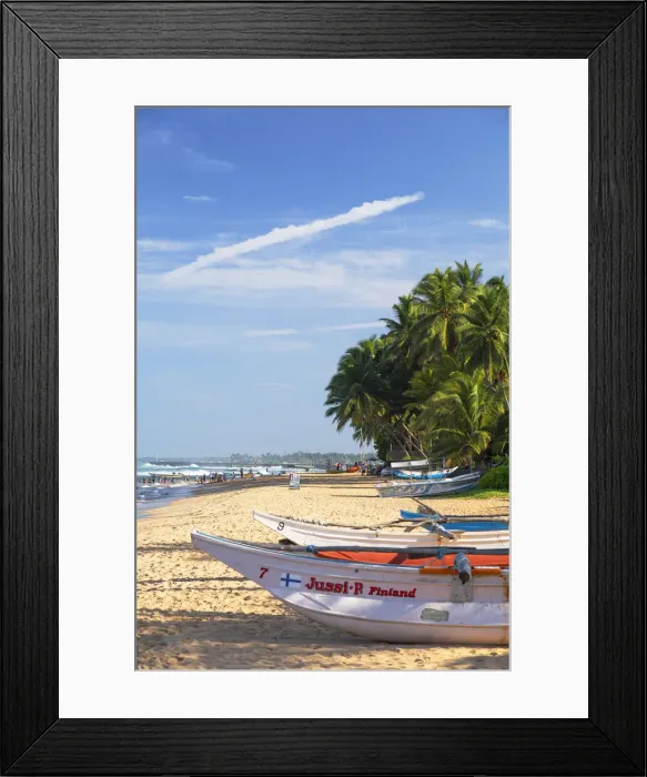 Framed Print : Hikkaduwa beach, Southern Province, Sri Lanka Framed Print : Hikkaduwa beach, Southern Province, Sri Lanka
