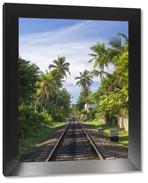 Railway tracks, Hikkaduwa, Southern Province, Sri Lanka