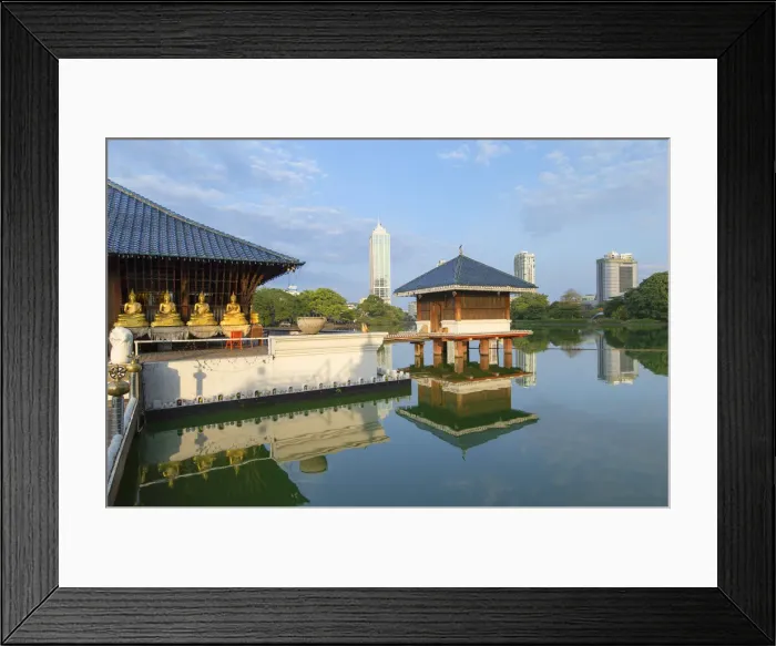 Framed Print : Seema Malakaya on Bere Lake, Colombo, Sri Lanka Framed Print : Seema Malakaya on Bere Lake, Colombo, Sri Lanka
