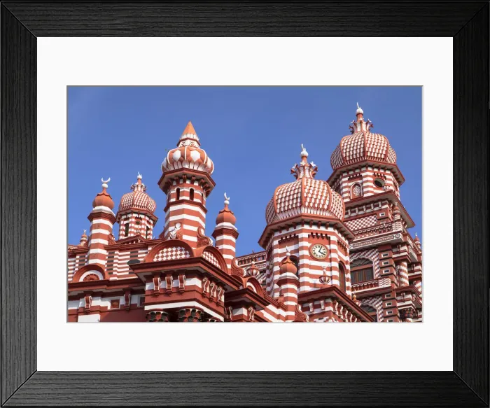 Framed Print : Red Masjid, Pettah, Colombo, Sri Lanka Framed Print : Red Masjid, Pettah, Colombo, Sri Lanka