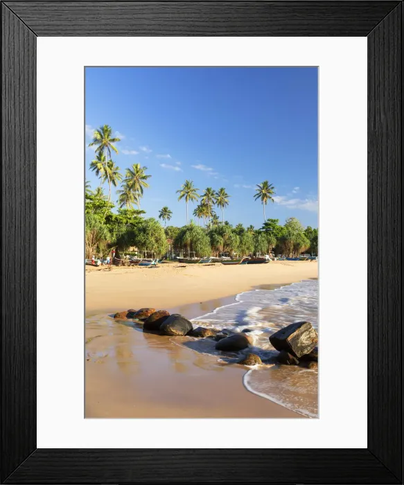 Framed Print : Talalla beach, Southern Province, Sri Lanka Framed Print : Talalla beach, Southern Province, Sri Lanka