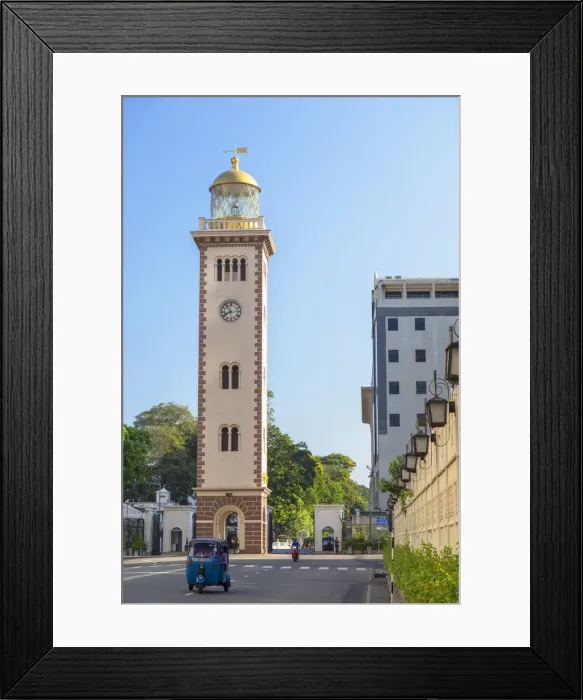 Framed Print : Lighthouse Clock Tower, Fort, Colombo, Sri Lanka Framed Print : Lighthouse Clock Tower, Fort, Colombo, Sri Lanka