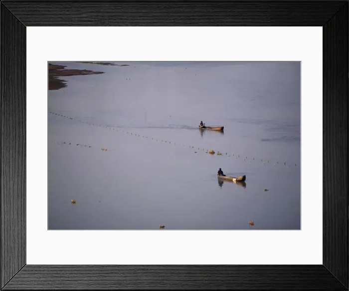 Framed Print : Northern Bahr el Ghazal, South Sudan. Fishing in the swamps Framed Print : Northern Bahr el Ghazal, South Sudan. Fishing in the swamps