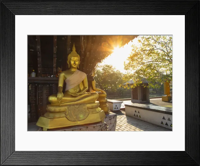 Framed Print : Buddha statues at Seema Malakaya temple, Colombo, Sri Lanka Framed Print : Buddha statues at Seema Malakaya temple, Colombo, Sri Lanka