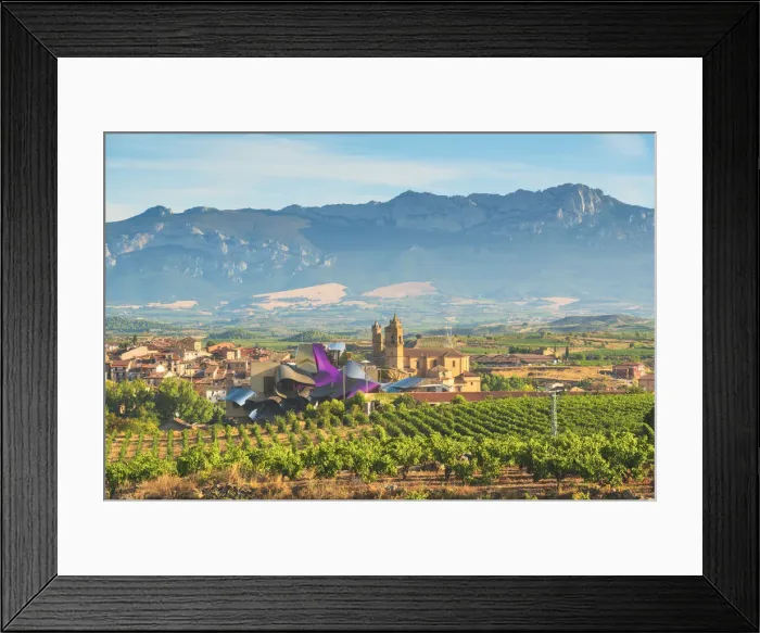 Framed Print : Spain, Basque Country, Alava province, Elciego Framed Print : Spain, Basque Country, Alava province, Elciego