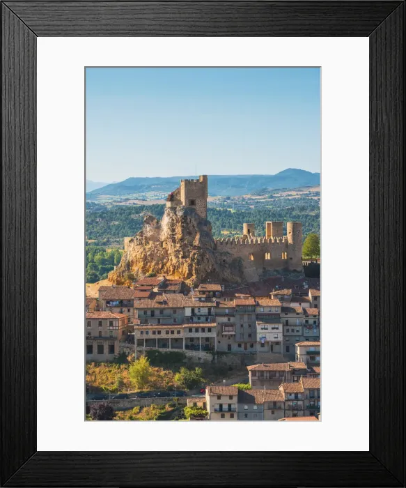 Framed Print : Spain, Castile and Leon, Frias. The 12th-century Frias castle overlooking the Ebro river Framed Print : Spain, Castile and Leon, Frias. The 12th-century Frias castle overlooking the Ebro river
